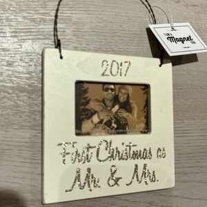 Mr. And Mrs. Frame ornament 2017